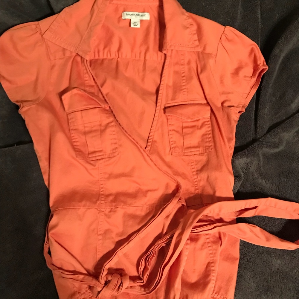 Wrap style shirt